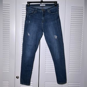 Flying Monkey Weekend Blues Mid-Rise Distressed Skinny Jeans. Size 30.